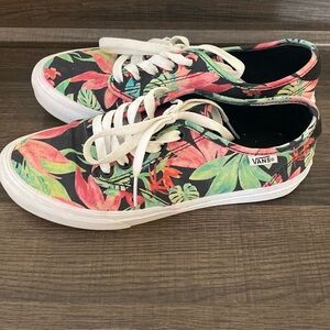 Vans Birds of paradise tropical floral sneakers